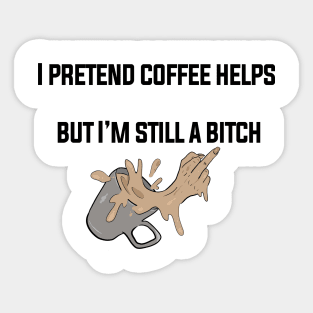 Coffee biatx Sticker